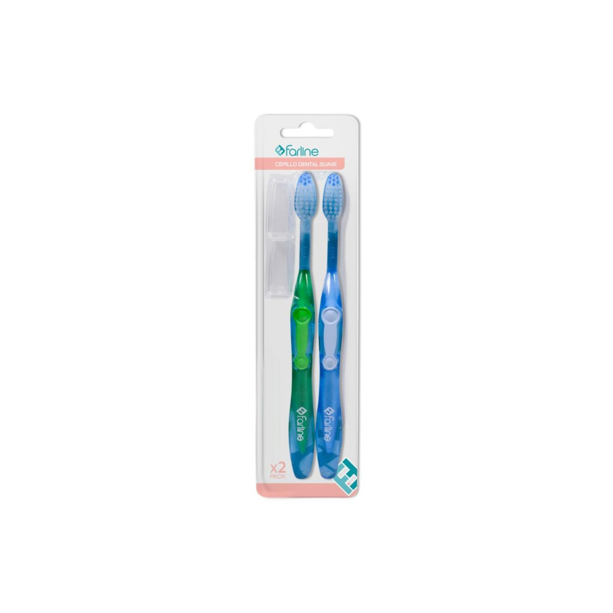 CEPILLO DENTAL FARLINE SUAVE PACK 2 U