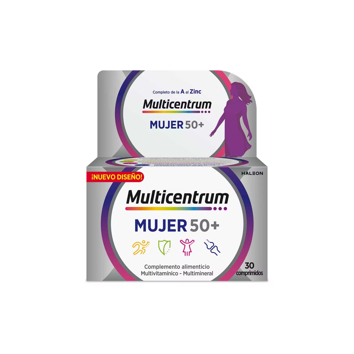 MULTICENTRUM 30 COMPRIMIDOS MUJER 50+