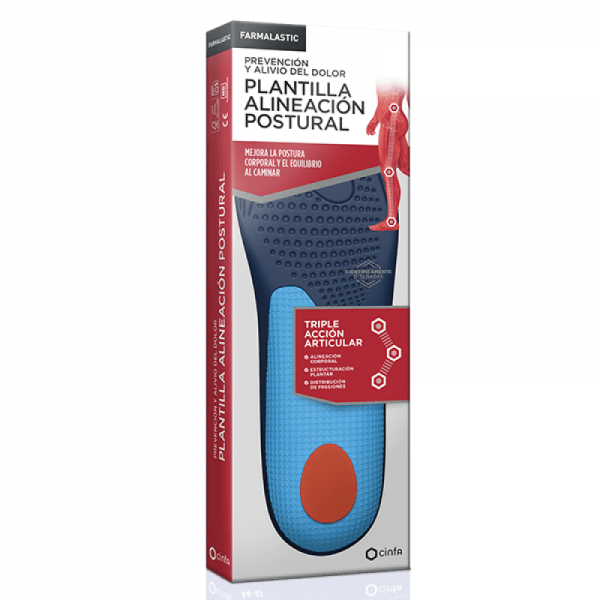 PLANTILLA TERAPEUTICA ALINEACION POSTURAL FARMALASTIC 2 Uds