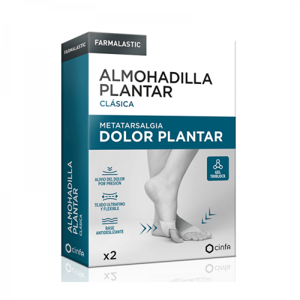 ALMOHADILLA PLANTAR FARMALASTIC CLASICA 2 UNIDADES TALLA...