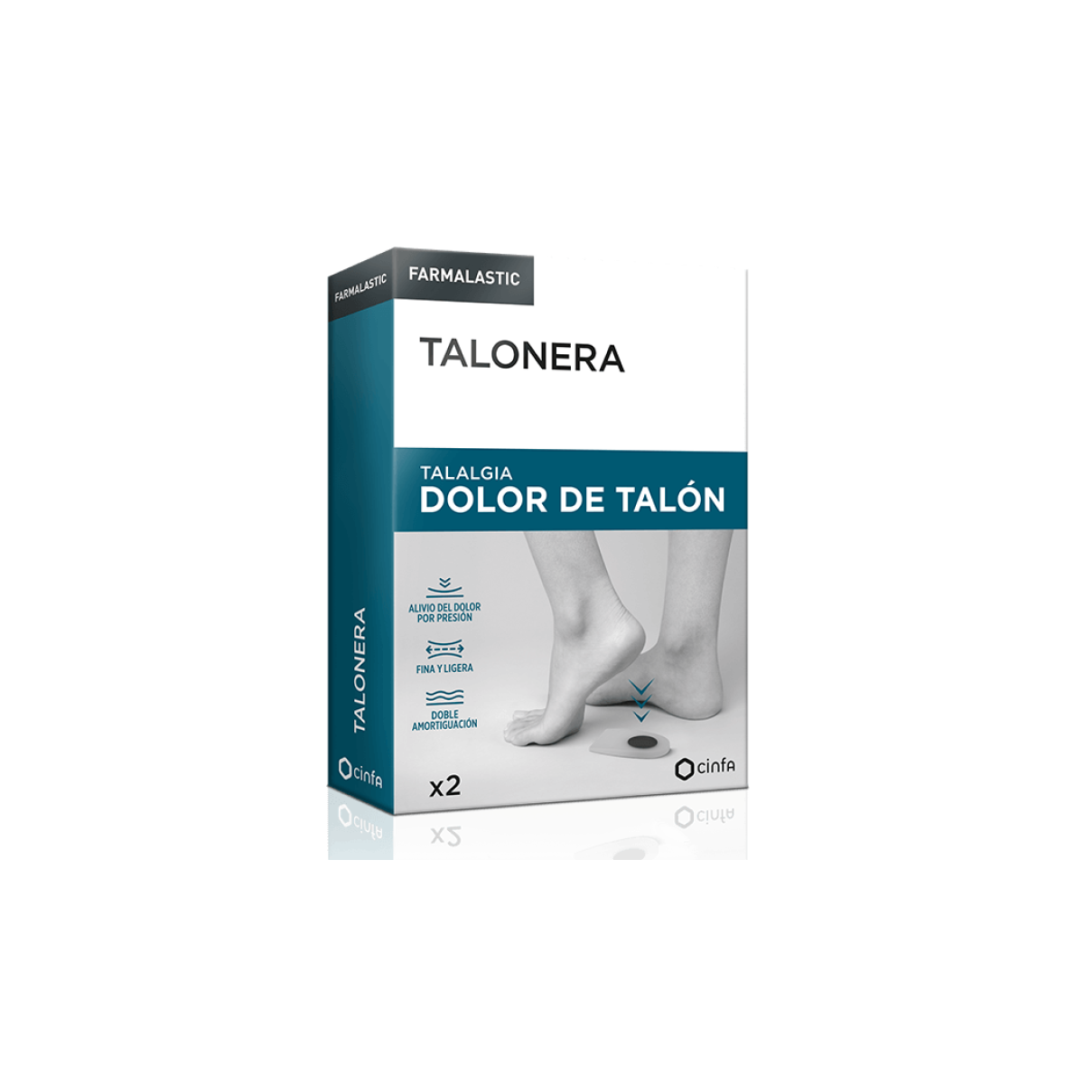 TALONERA FARMALASTIC 2 UNIDADES