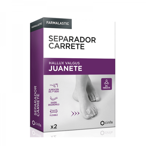 SEPARADOR CARRETE FARMALASTIC 2 UNIDADES TALLA UNICA