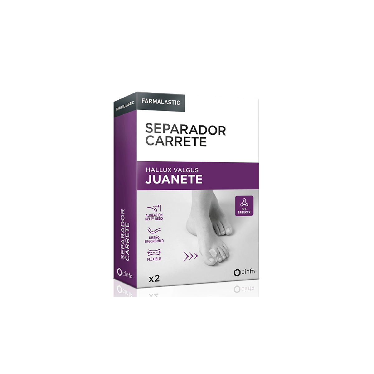 SEPARADOR CARRETE FARMALASTIC 2 UNIDADES TALLA...