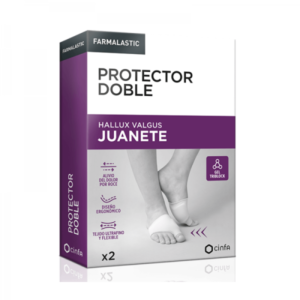 PROTECTOR JUANETE FARMALASTIC 2 UNIDADES TALLA UNICA