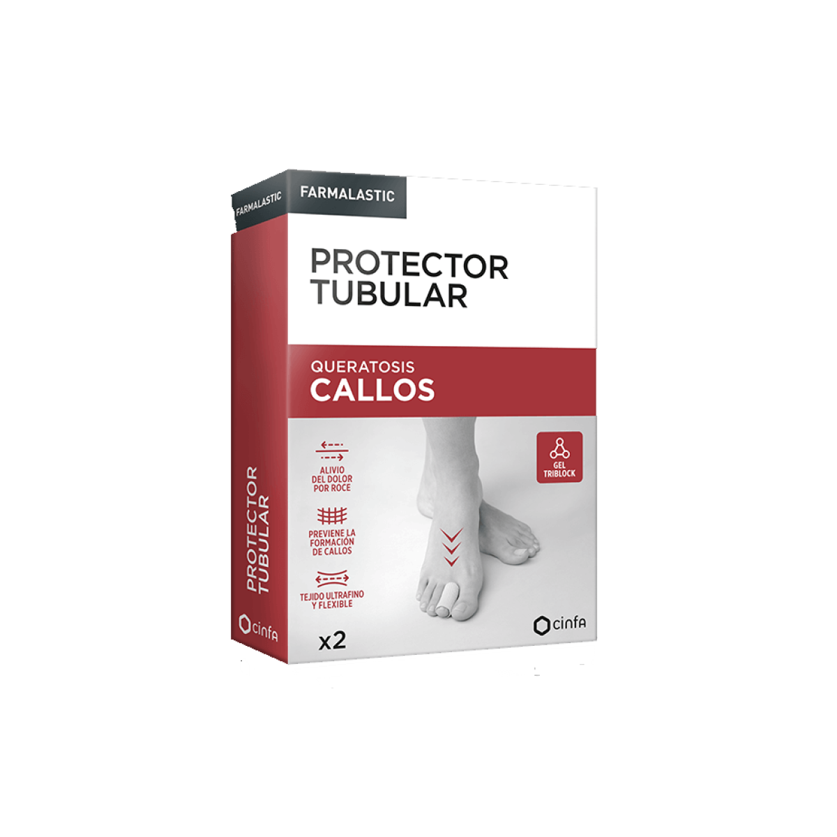 PROTECTOR TUBULAR CALLOS FARMALASTIC 2 UNIDADES...