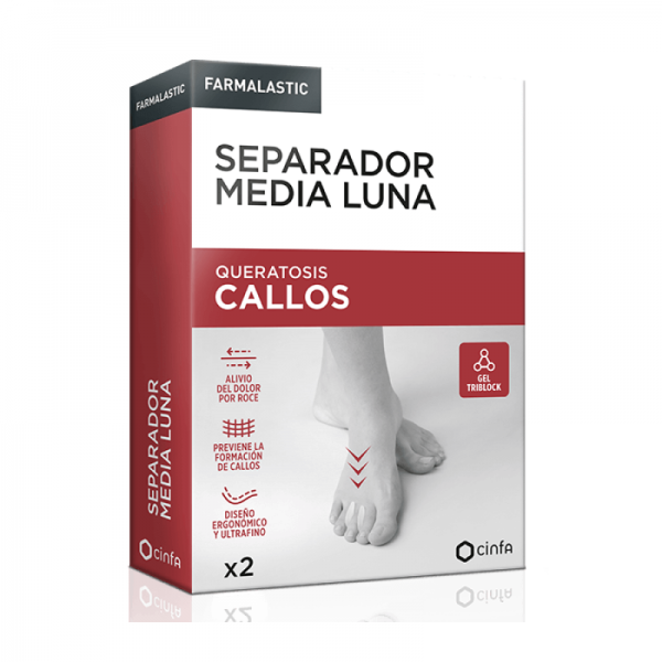 SEPARADOR MEDIA LUNA CALLOS FARMALASTIC 2 UNIDADES TALLA...