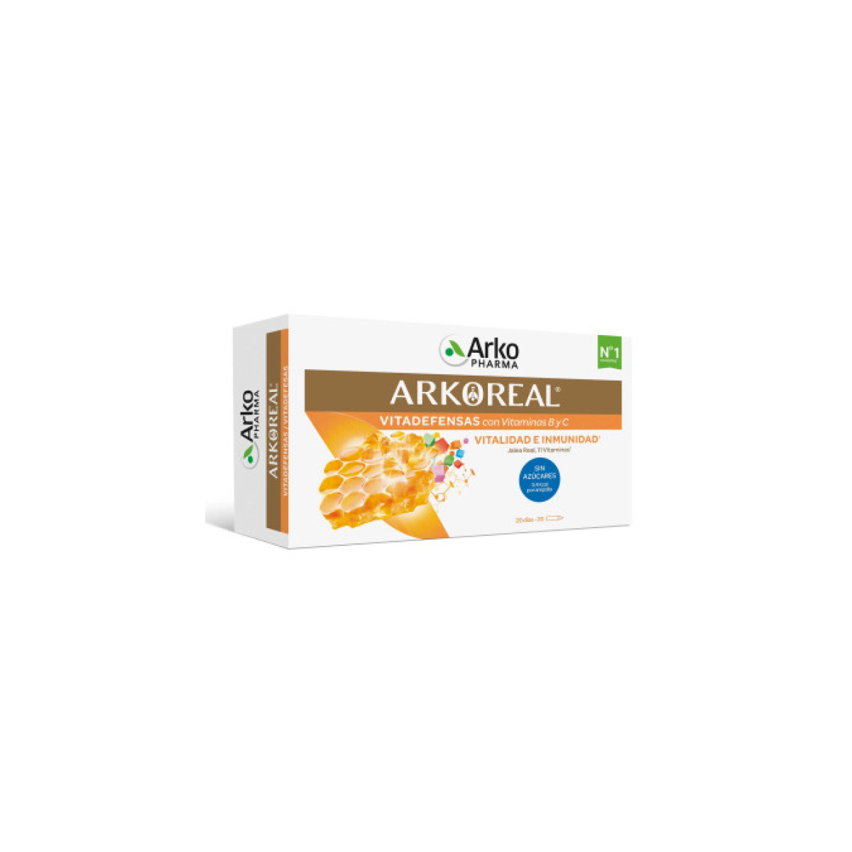 ARKOREAL JALEA REAL VITAMINADA SIN AZUCAR 20...