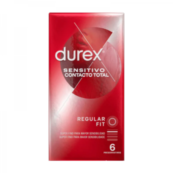 DUREX SENSITIVO CONTACTO TOTAL PRESERVATIVOS 12 UDS