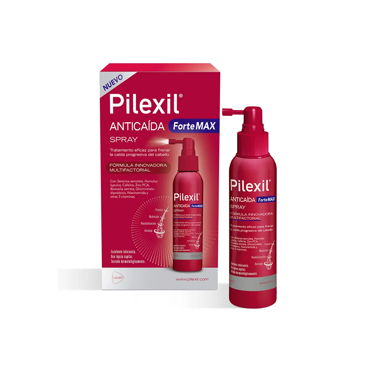 PILEXIL ANTICAIDA FORTEMAX 1 SPRAY 120 ML