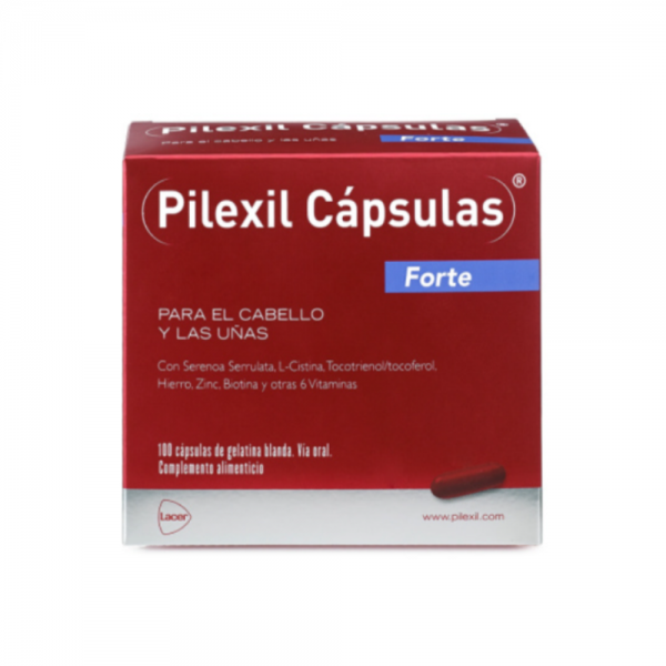 PILEXIL CAPSULAS FORTE CABELLO Y UÑAS 100 CAPS