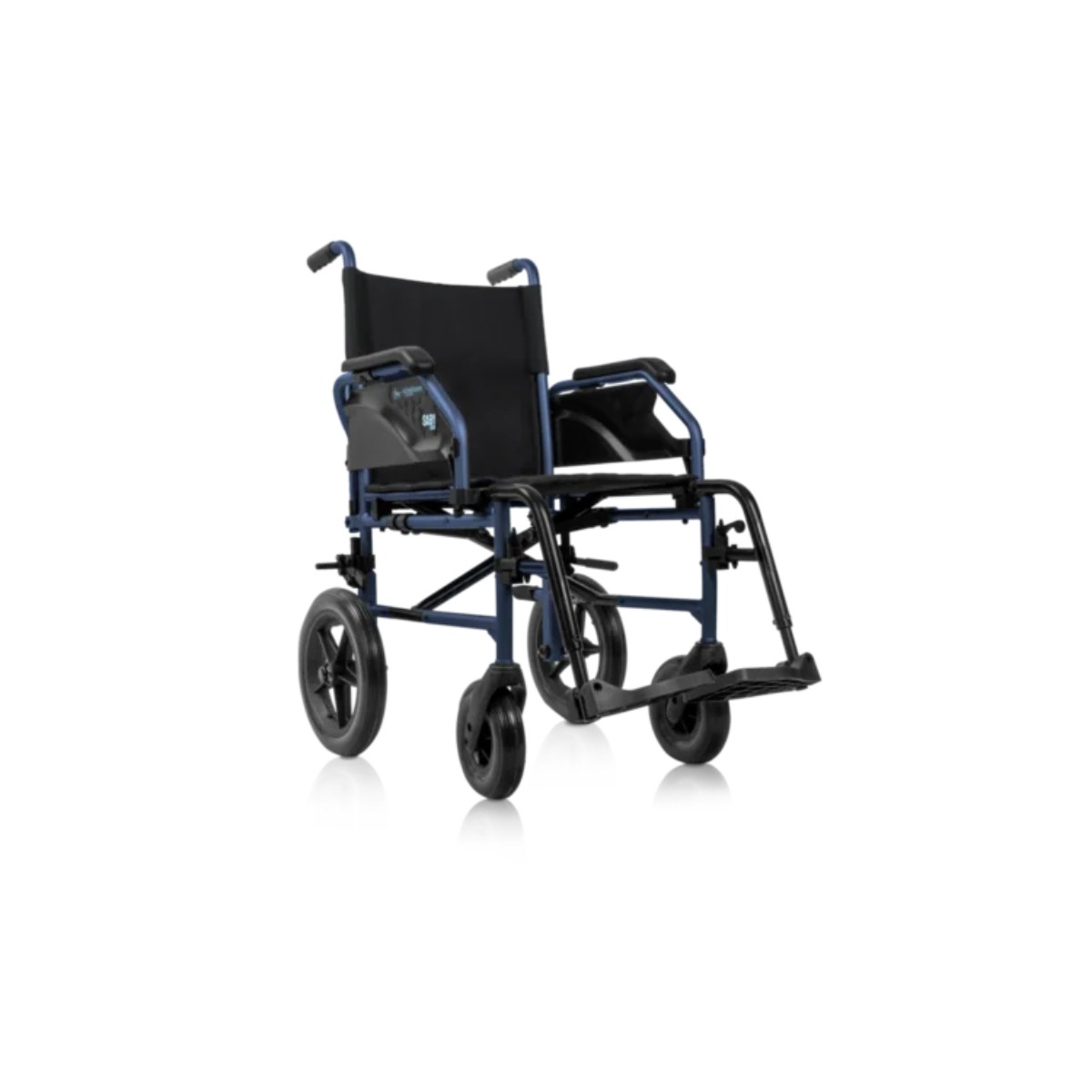 SILLA DE RUEDAS PEQUEÑAS ALUMINIO AZUL SABY30