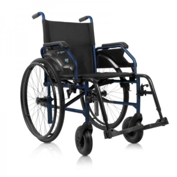 SILLA DE RUEDAS GRANDES ALUMINIO AZUL SABY31