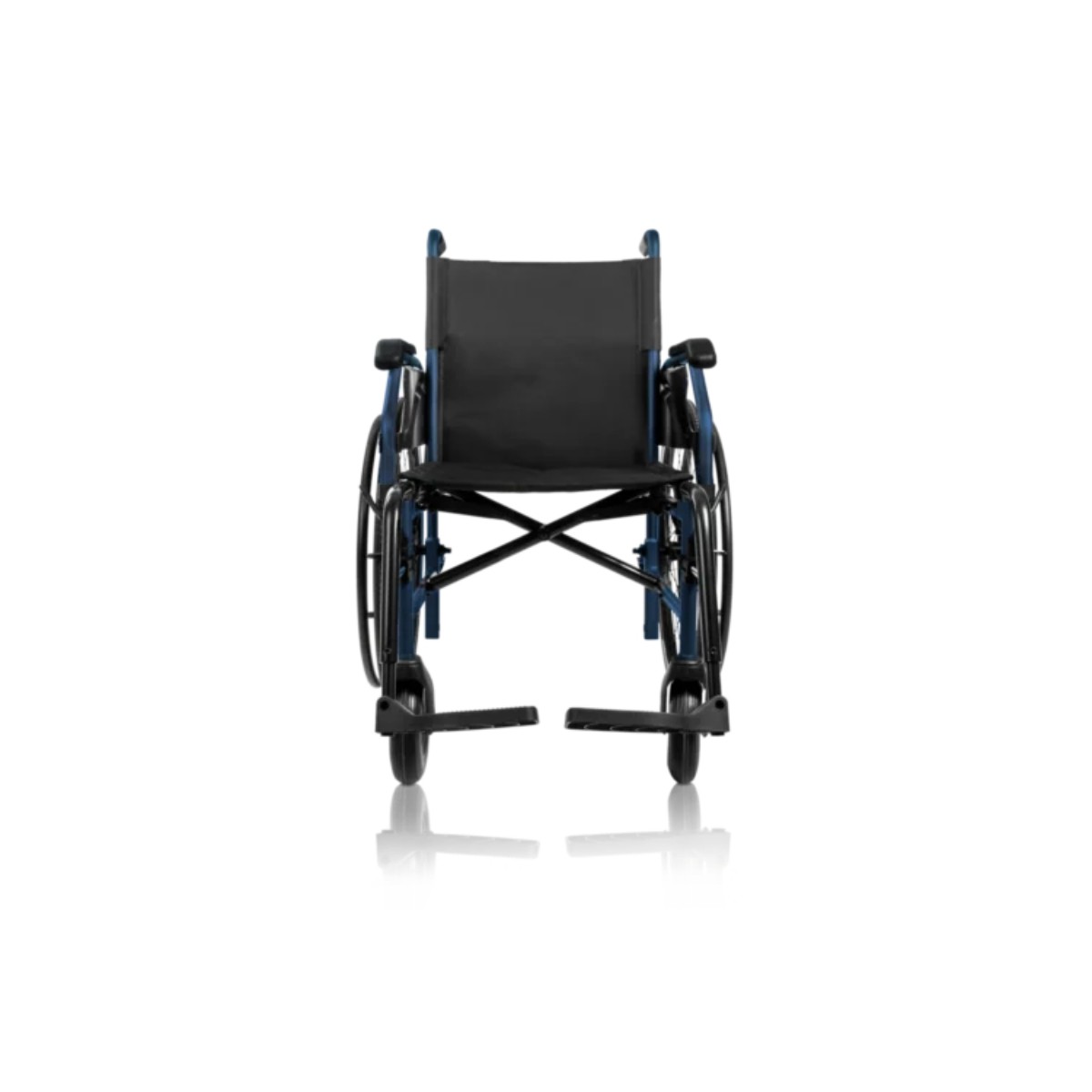 SILLA DE RUEDAS GRANDES ALUMINIO AZUL SABY31
