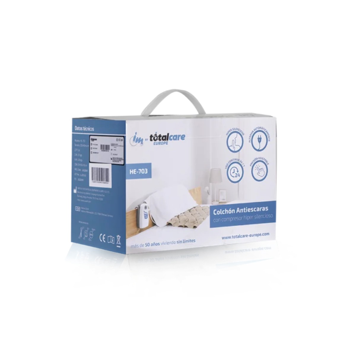 COLCHON ANTIESCARAS CON COMPRESOR SILENCIOSO...