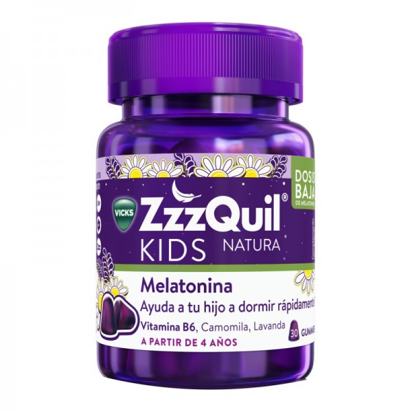 ZZZQUIL NATURA KIDS 30 GUMMIES SABOR FRUTOS DEL BOSQUE