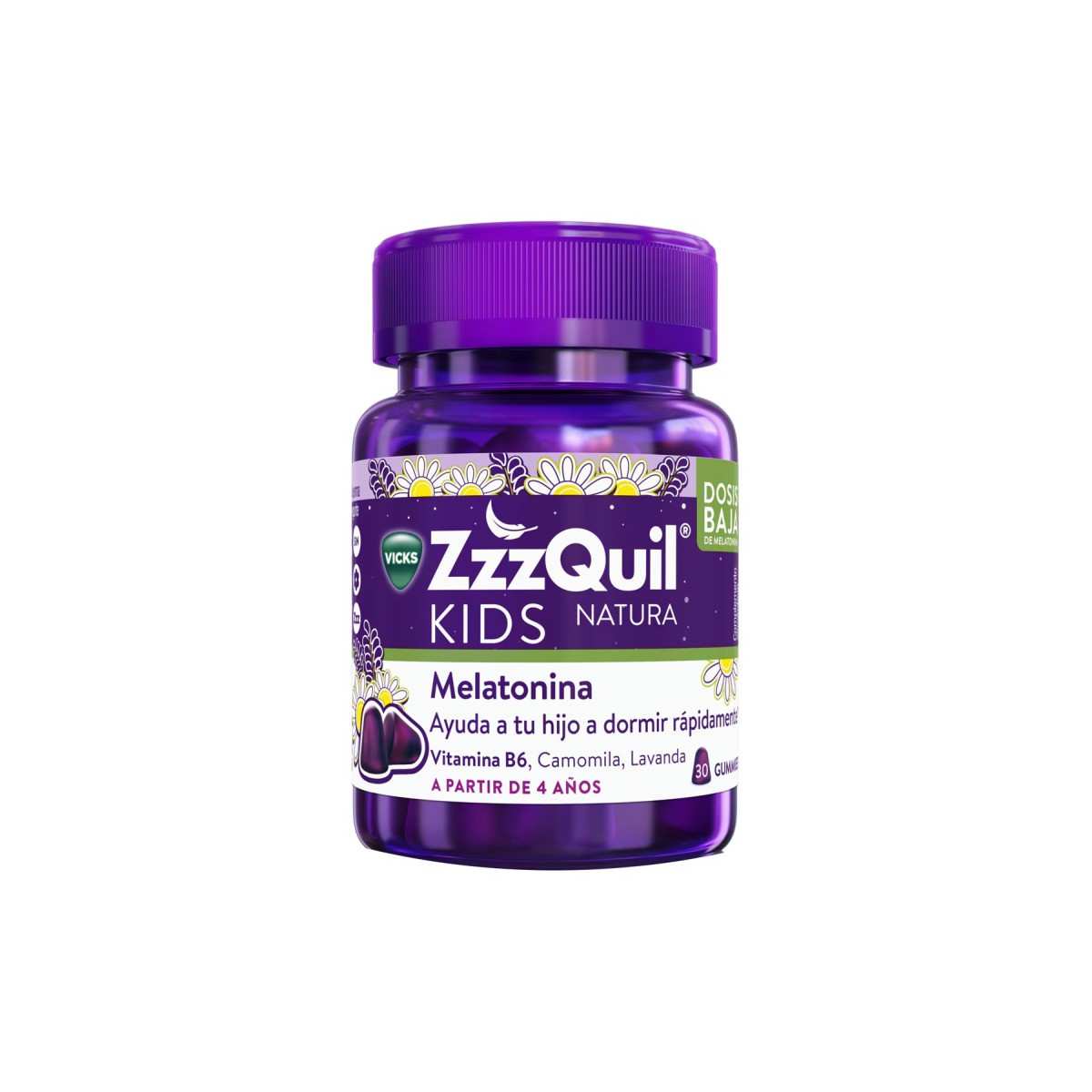 ZZZQUIL NATURA KIDS 30 GUMMIES SABOR FRUTOS DEL...