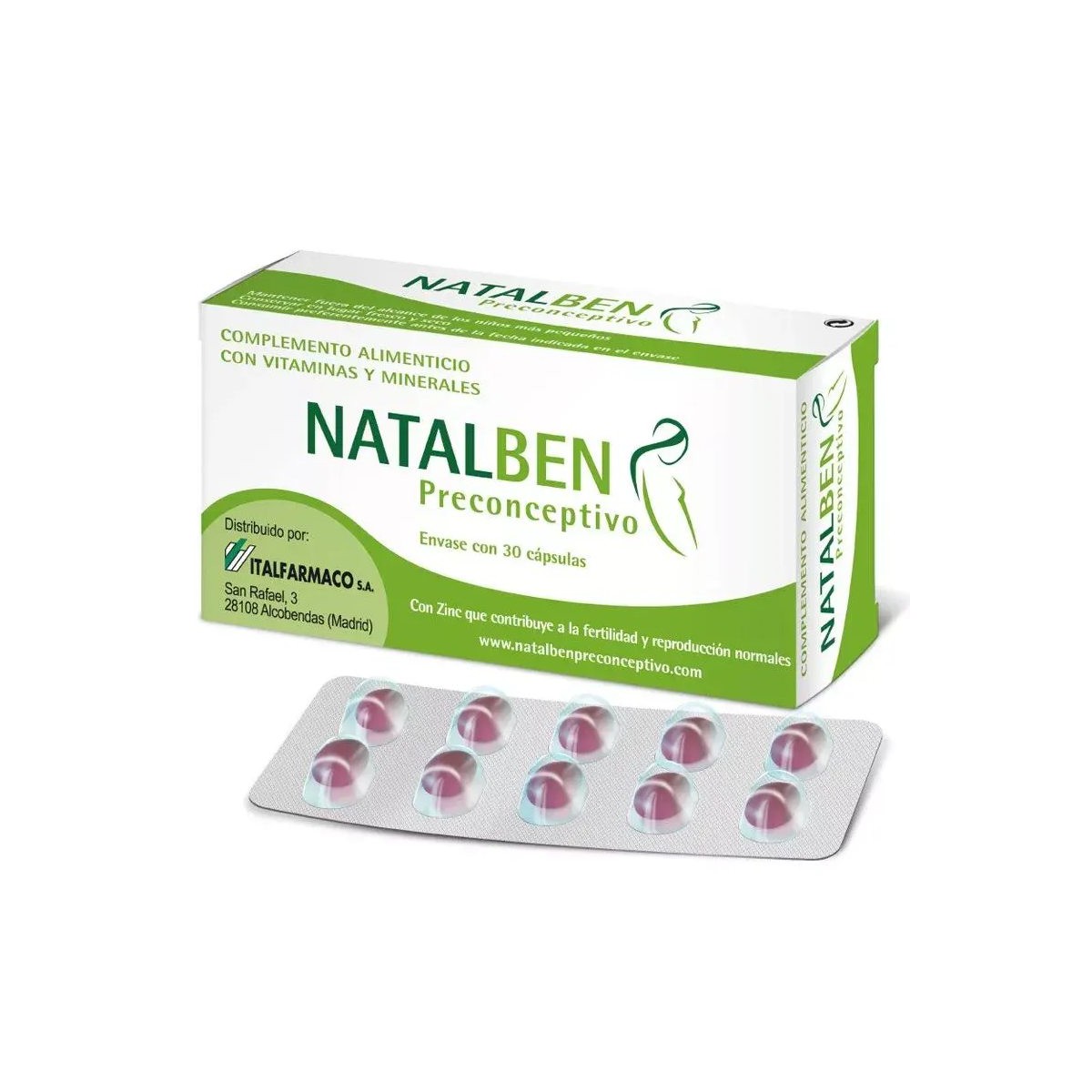 NATALBEN PRECONCEPTIVO 30 CAPS