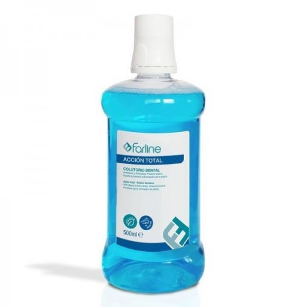 FARLINE ENJUAGUE BUCAL ACCION TOTAL 500 ML