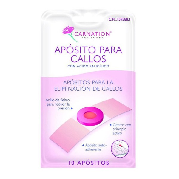 APOSITO CALLOS CON ACIDO SALICILICO 10 U CARNATION