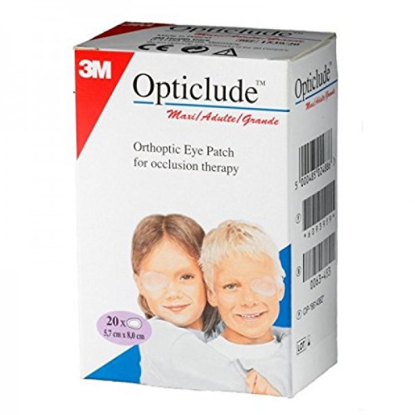 OPTICLUDE PARCHES OCULARES 1539 TGDE 8,0 CM X 5,7 CM 20 U