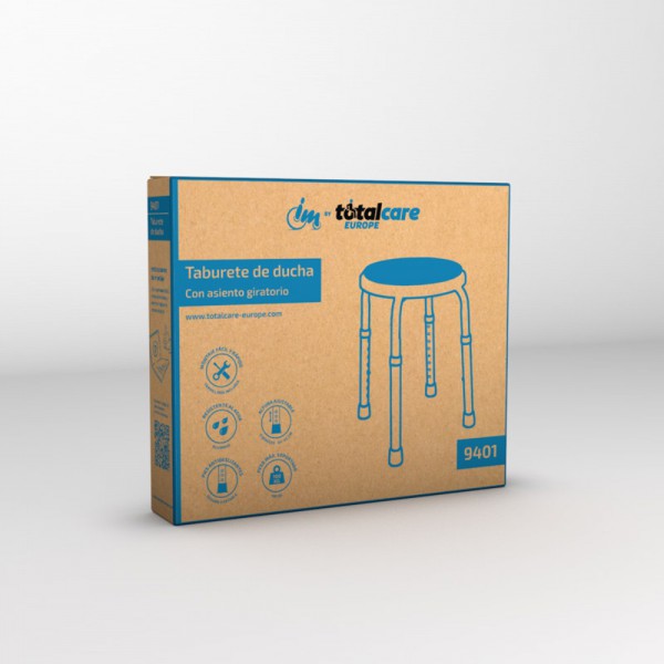 TABURETE DE DUCHA GIRATORIO TOTALCARE 9401