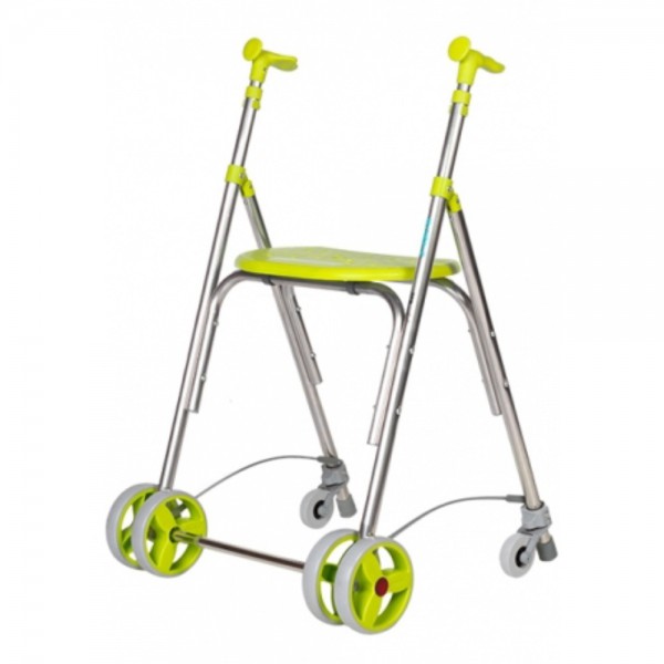 ANDADOR KAMALEON FORTA CON RUEDAS Y FRENO POR PRESION 2