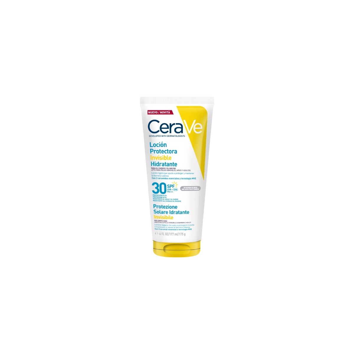 CERAVE LOCIÓN PROTECTORA CUERPO Y ROSTRO SPF30...