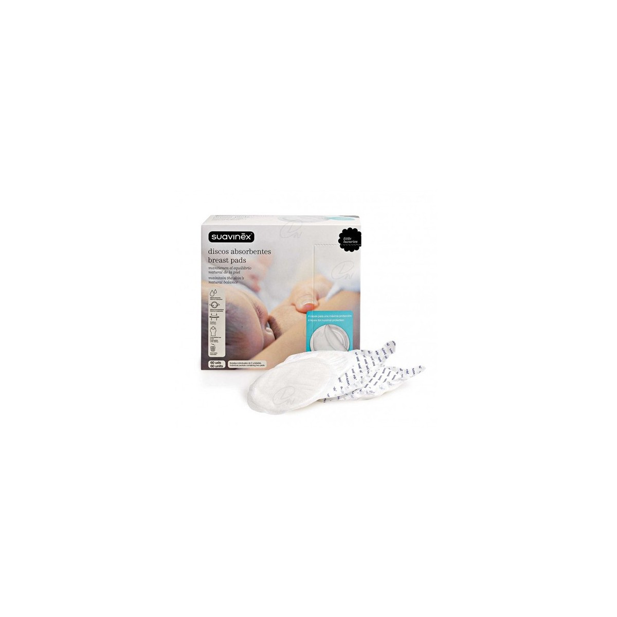 DISCOS PROTEGESENOS NATURE 60 UDS SUAVINEX