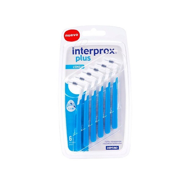DENTAID INTERPROX PLUS CEPILLO DENTAL INTERPROXIMAL CONICO 6 U