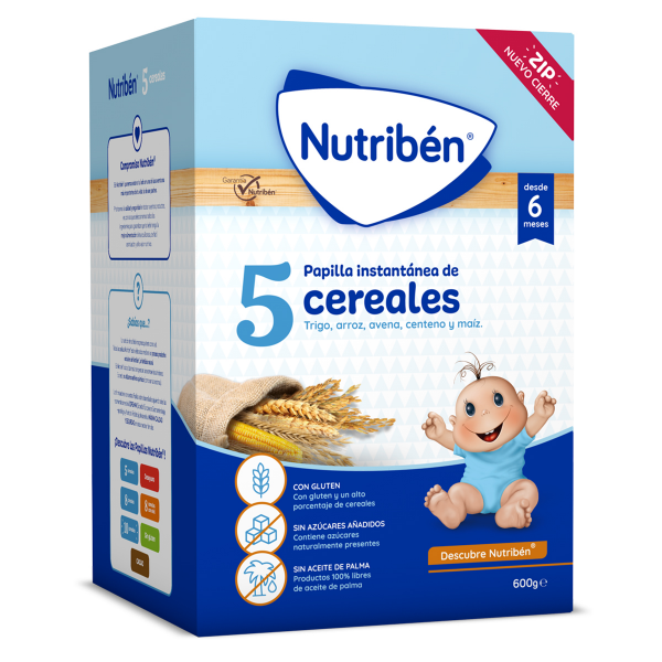 NUTRIBEN 5 CEREALES 600 G