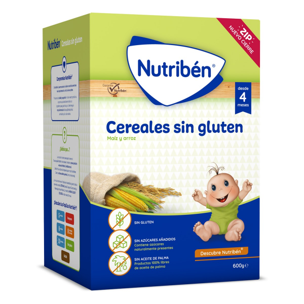 NUTRIBEN CEREALES SIN GLUTEN PAPILLA 600 G