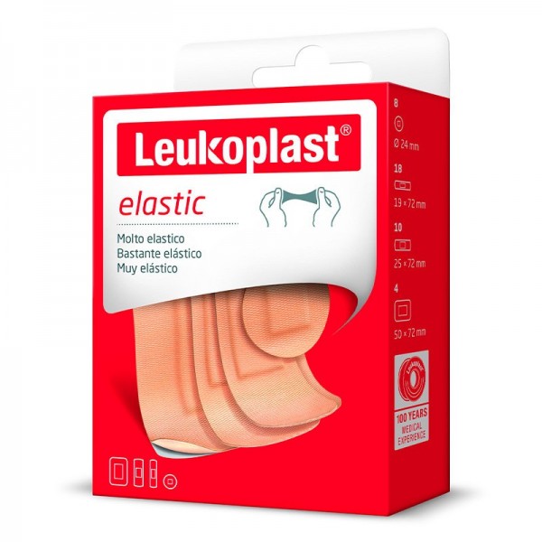 LEUKOPLAST ELASTIC APOSITO ADH SURTIDO 40 U