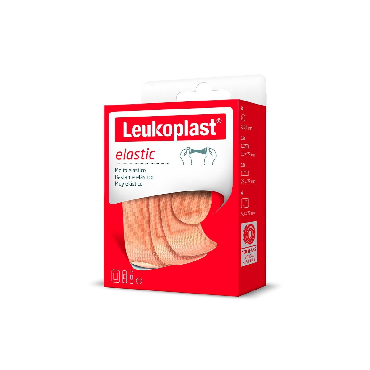 LEUKOPLAST ELASTIC APOSITO ADH SURTIDO 40 U