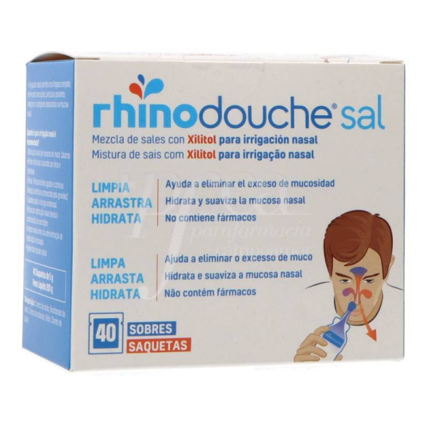 RHINODOUCHE SAL SALES LIMPIEZA NASAL 5 G 40 SOBRES