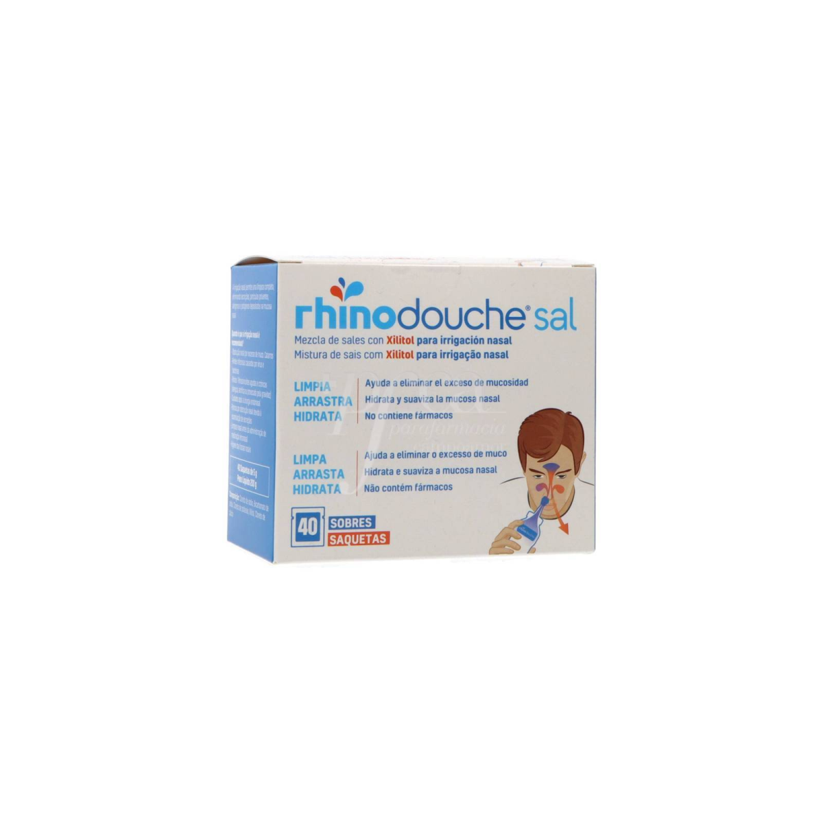 RHINODOUCHE SAL SALES LIMPIEZA NASAL 5 G 40 SOBRES