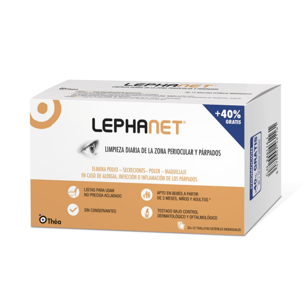 LEPHANET TOALLITAS ESTERILES 30 U