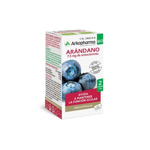 ARKOCAPS ARANDANO 40 CAPS
