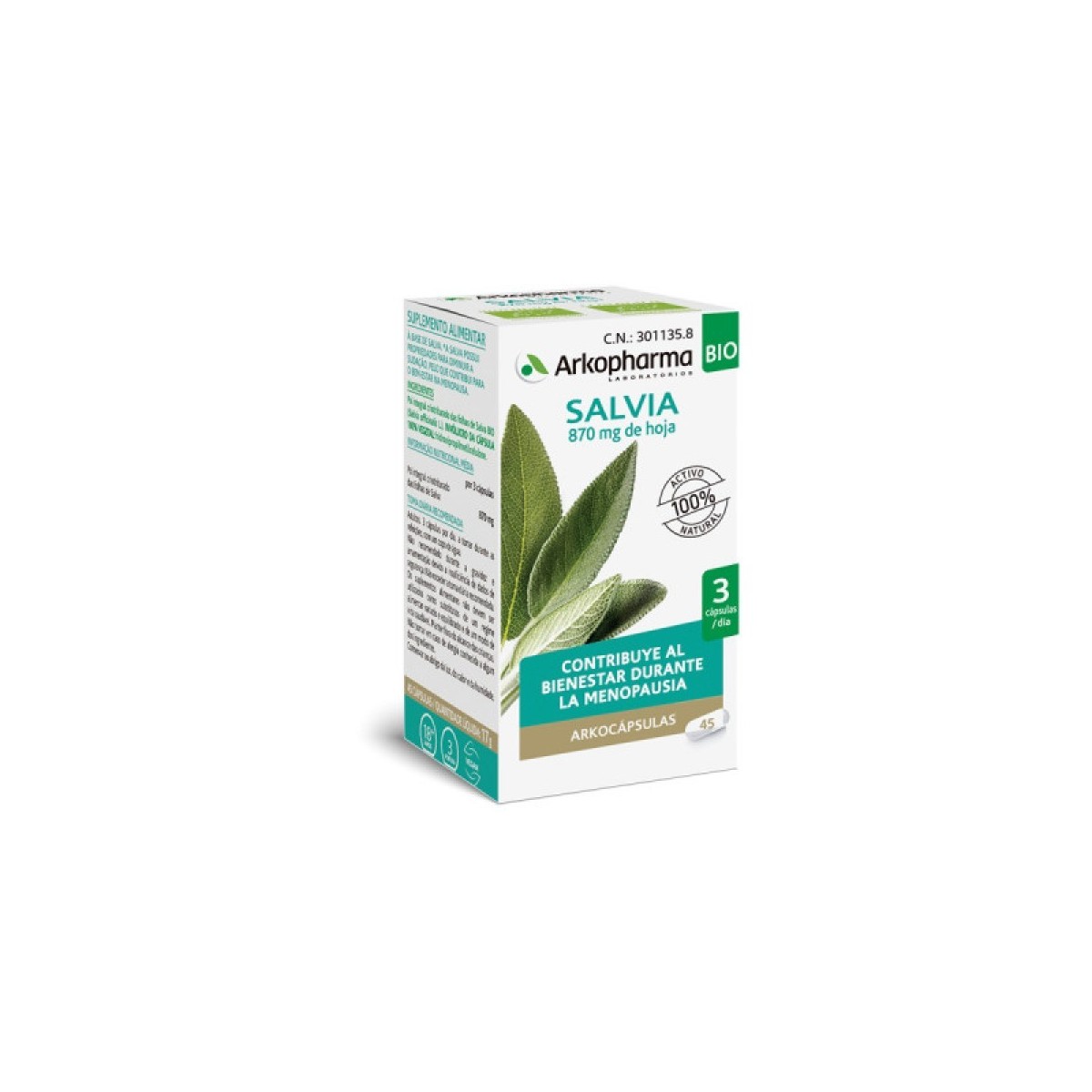 ARKOCÁPSULAS SALVIA BIO