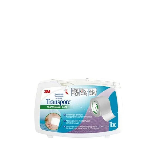 ESPARADRAPO HIPOALERGICO  PLASTIC PORTAR 5 M X 25 CM