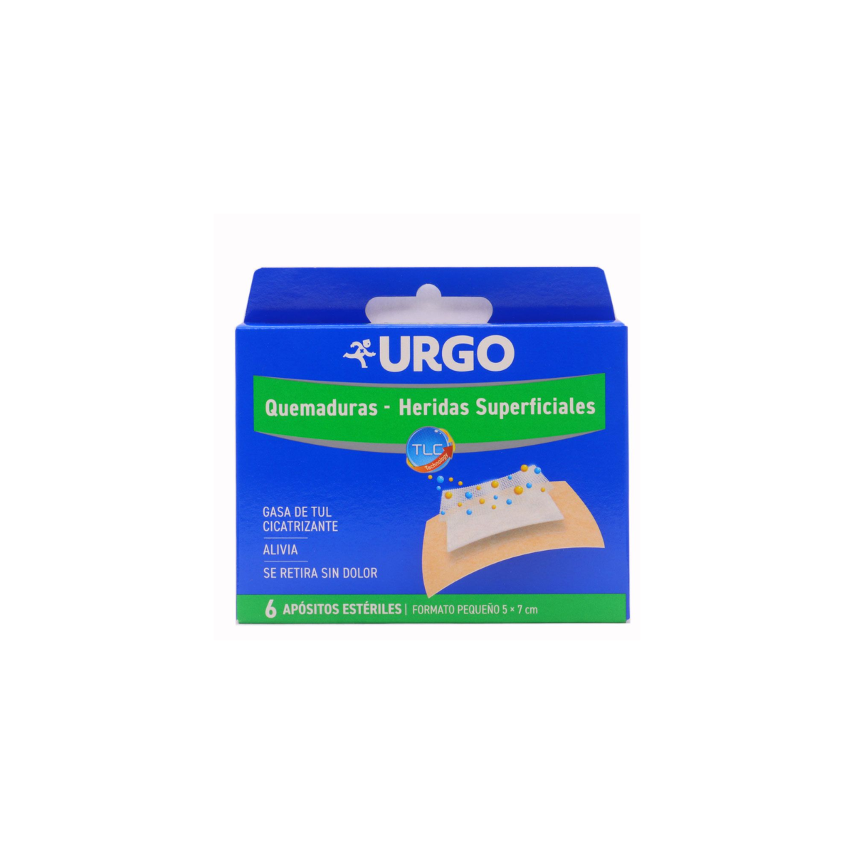 URGO QUEMADURA HIDROCOLOIDE 6 U