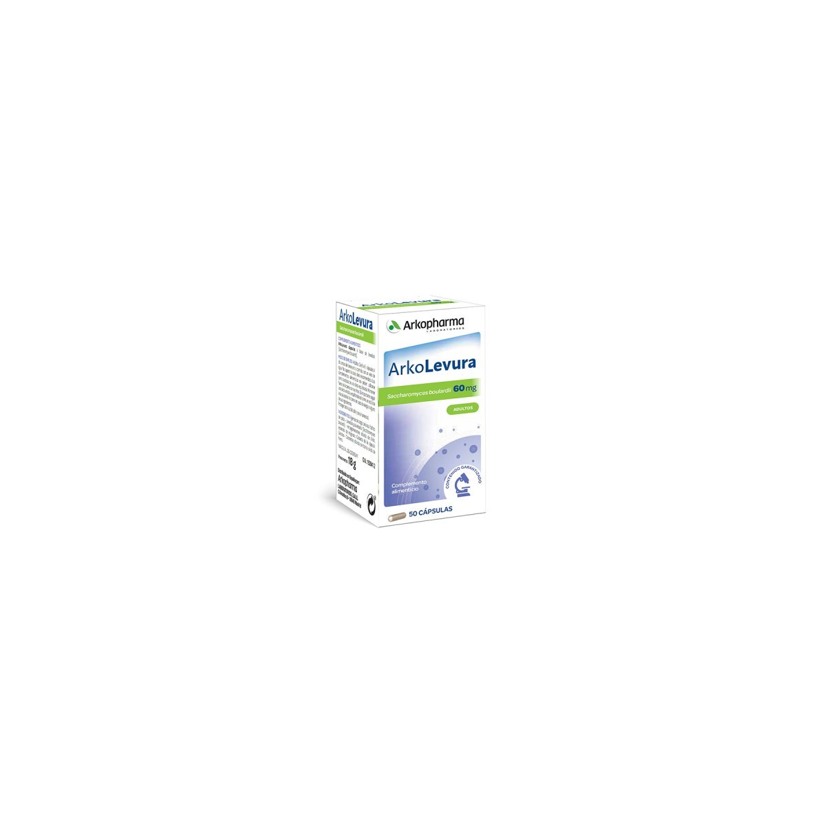ARKOLEVURA SACCHAROMYCES BOULARDII 60 MG 50 CAPS