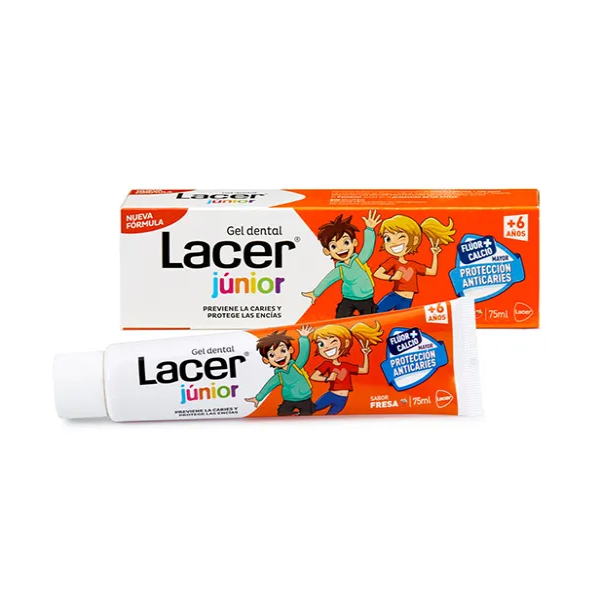 LACER JUNIOR GEL DENTAL 75 ML FRESA