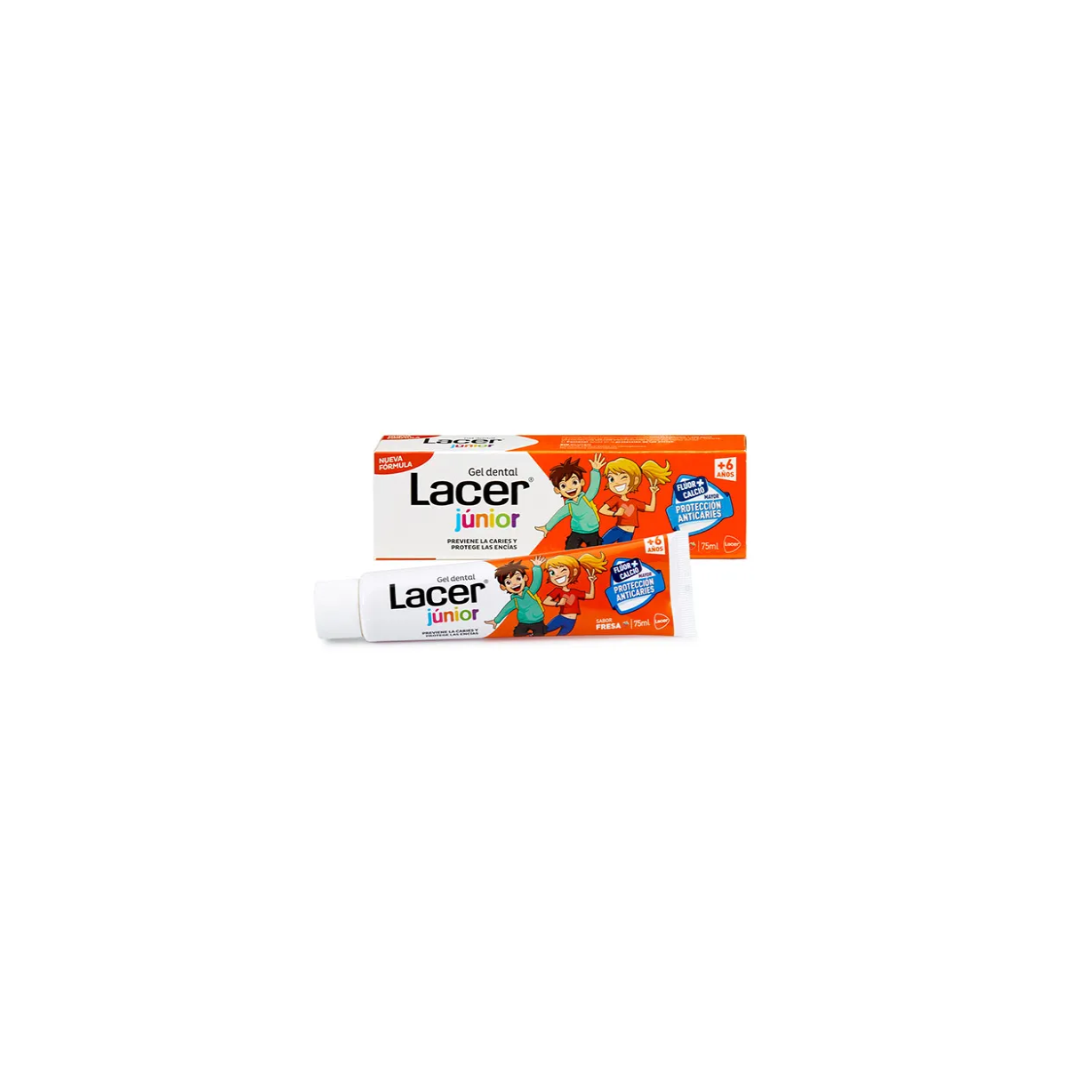 LACER JUNIOR GEL DENTAL 75 ML FRESA