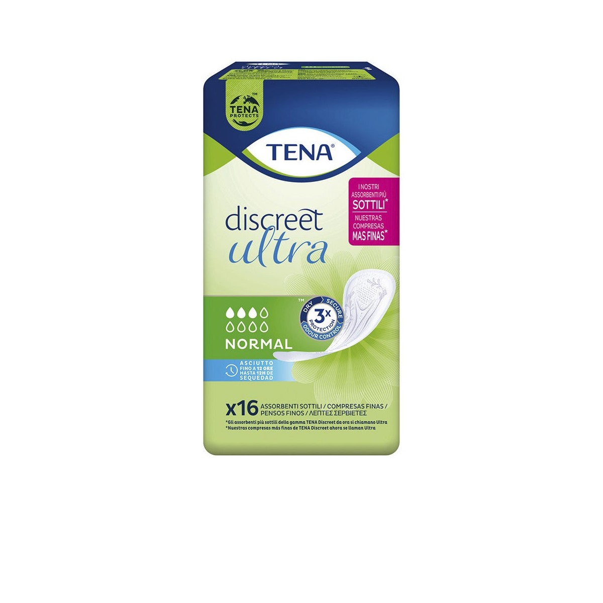 TENA DISCREET NORMAL ULTRA 16 U 