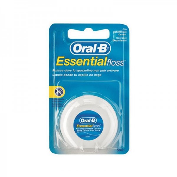 ORALB ESSENTIAL FLOSS FLUOR MENTA 50 M