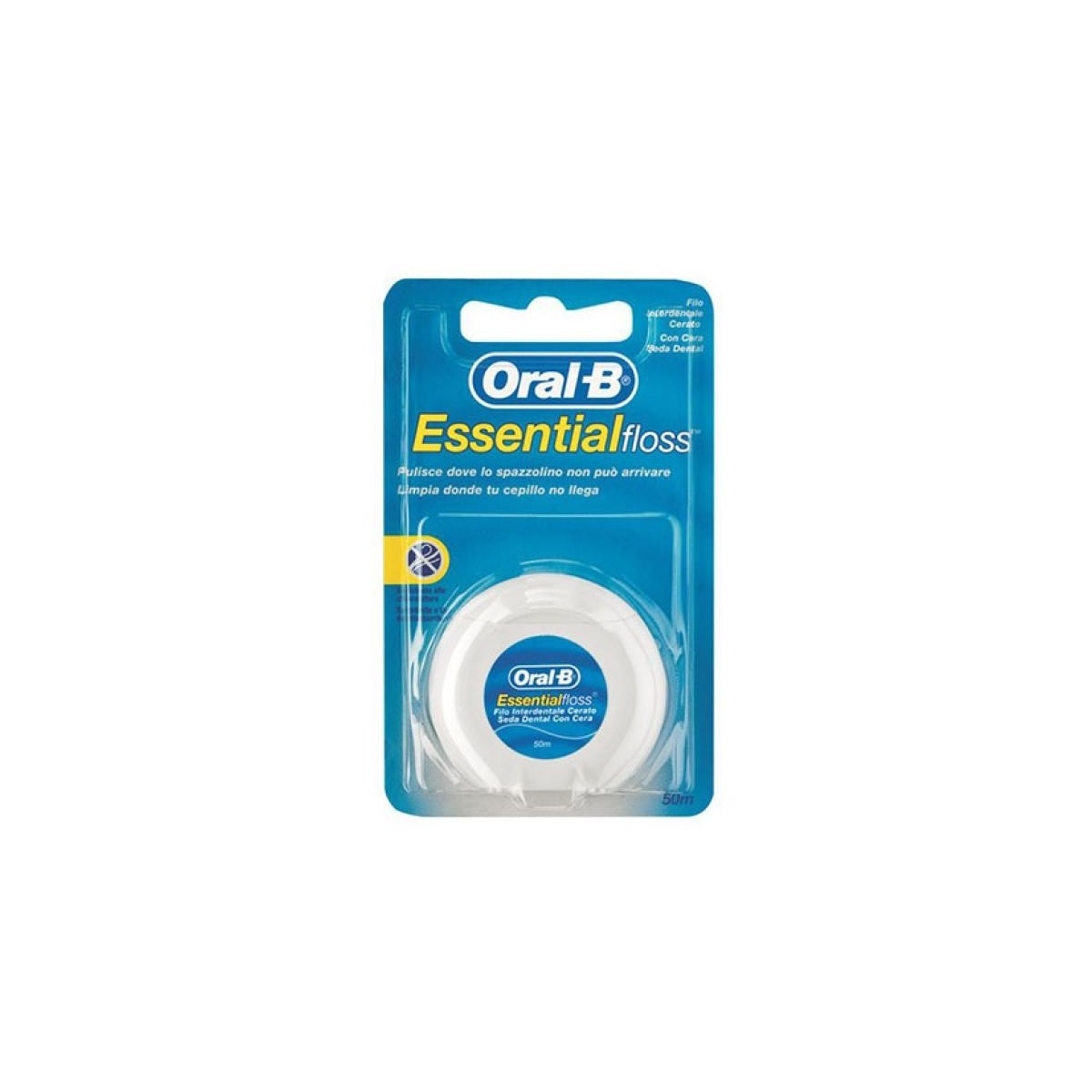 ORALB ESSENTIAL FLOSS FLUOR MENTA 50 M