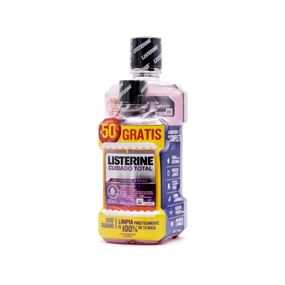 LISTERINE CUIDADO TOTAL 500 ml