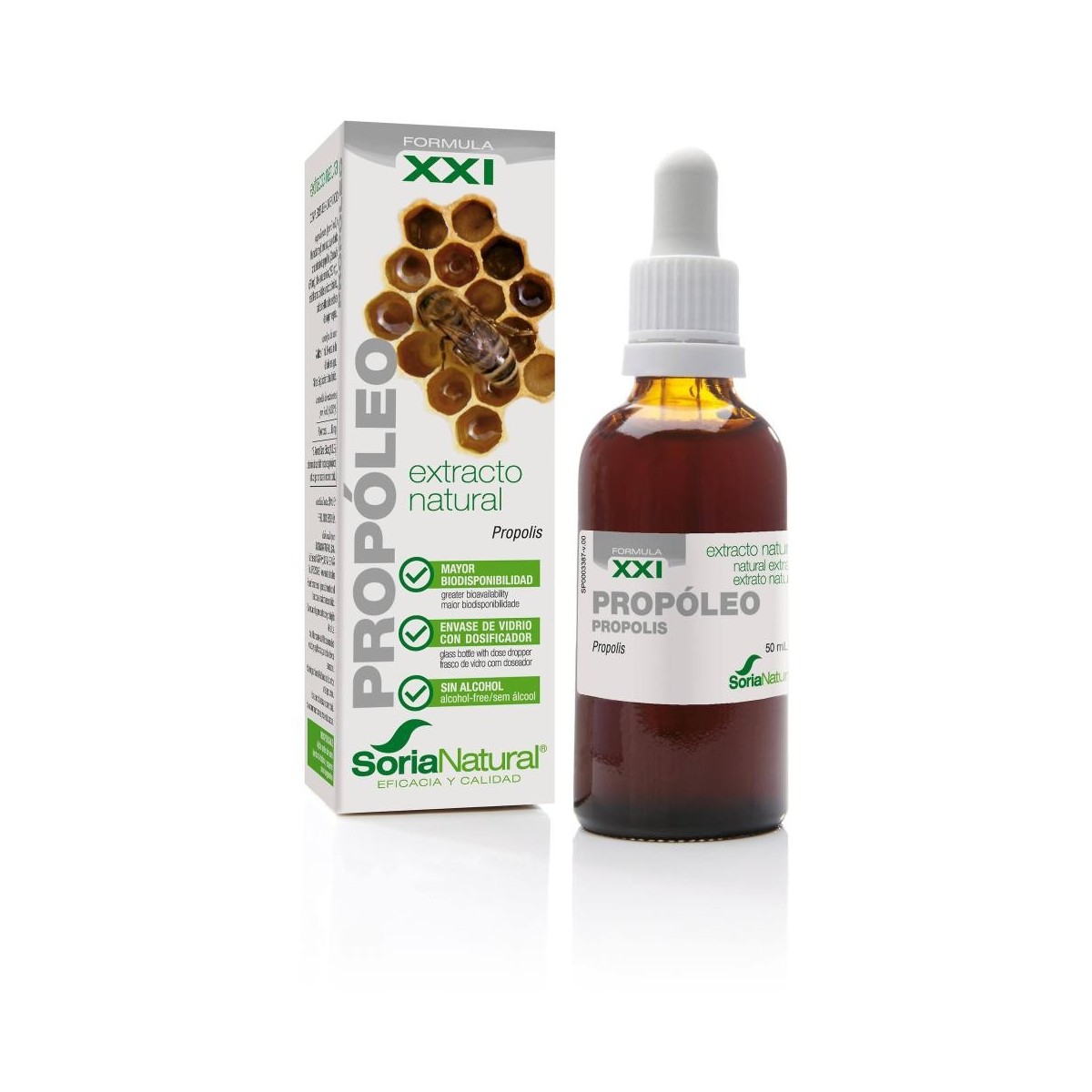 EXTRACTO DE PROPOLEO XXI 50 ml SORIA NATURAL