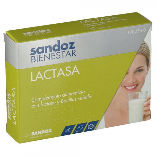 SANDOZ BIENESTAR LACTASA 30 CAPS