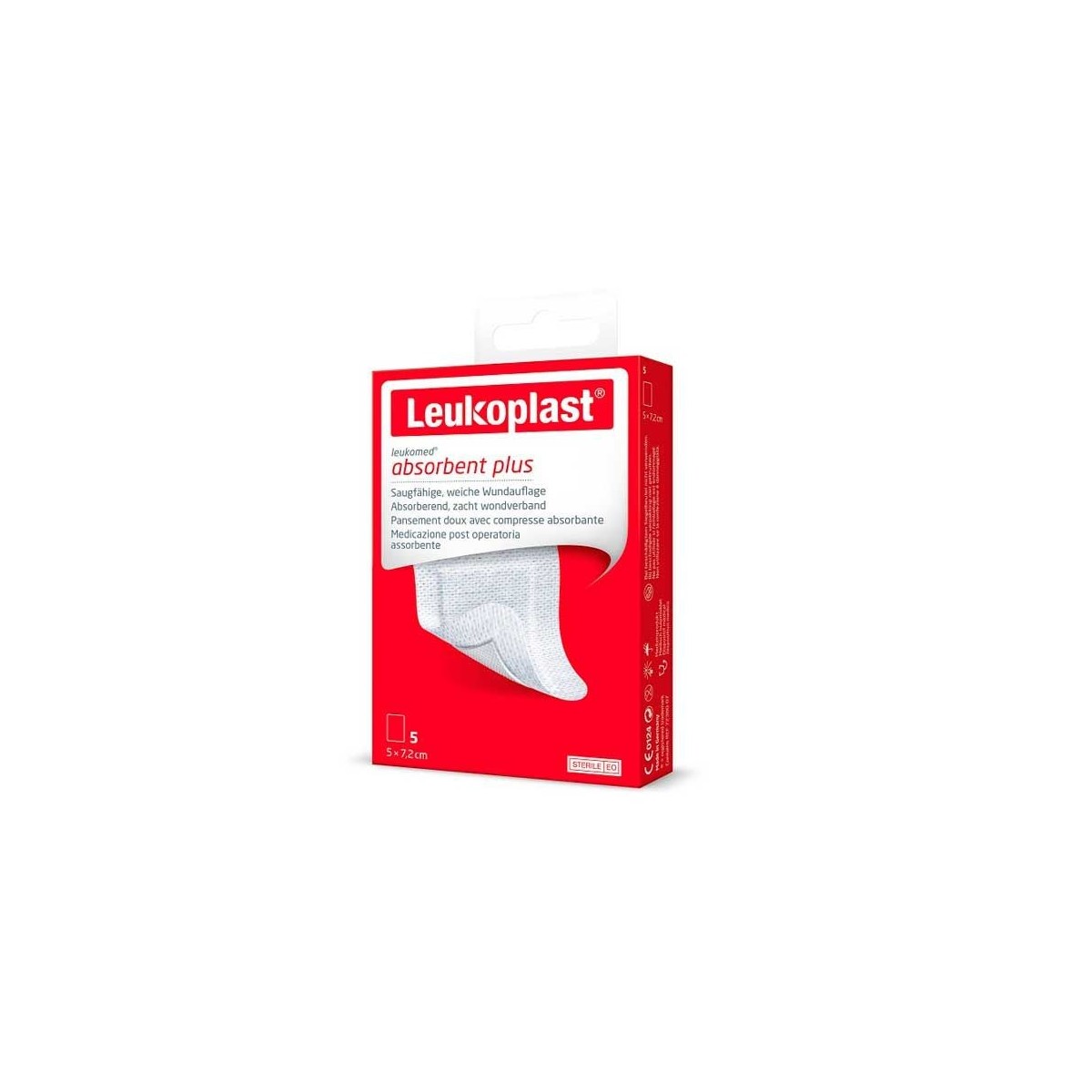 LEUKOPLAST LEUKOMED APOSITOS 5 x 7,2 cm